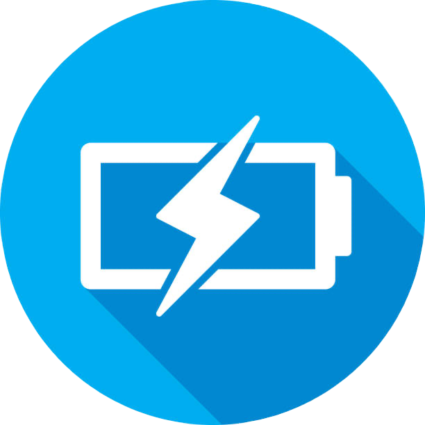 Battery charging icon