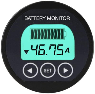 Battery monitor -47 amps