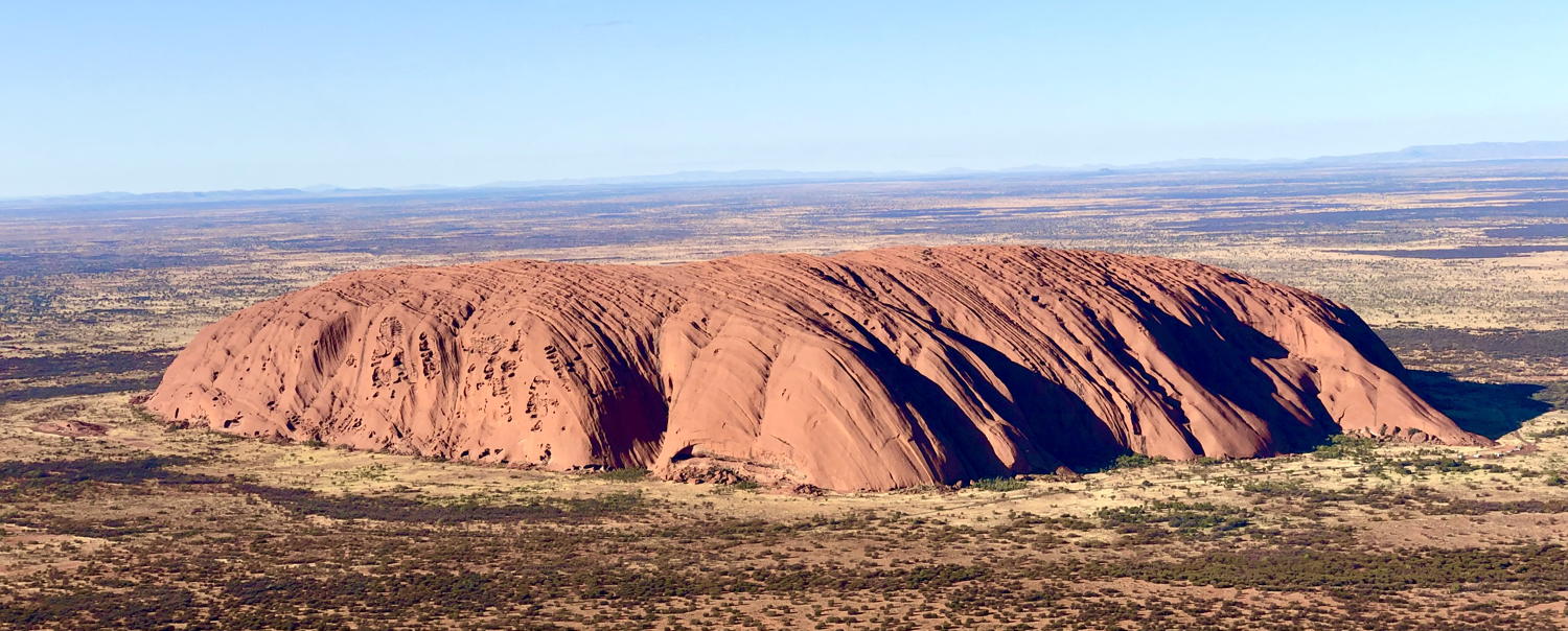 Uluru from the air