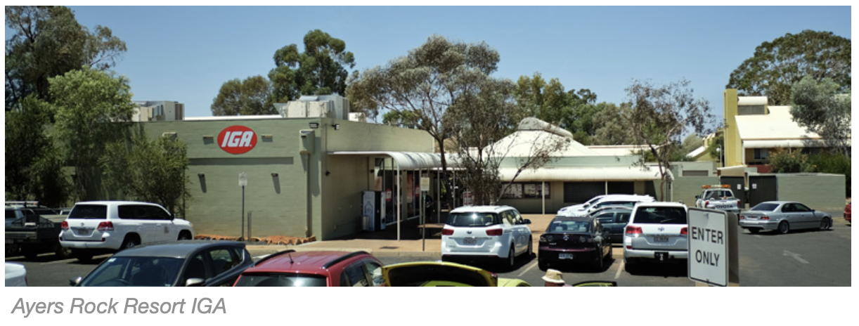 IGA store at Ayers Rock Resort