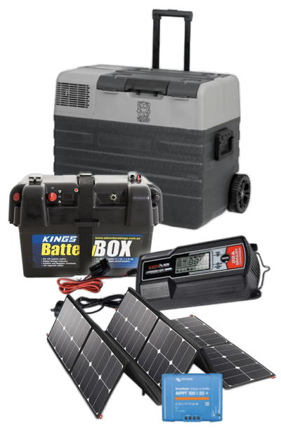 Fridge, battery solar, and Lithium charger