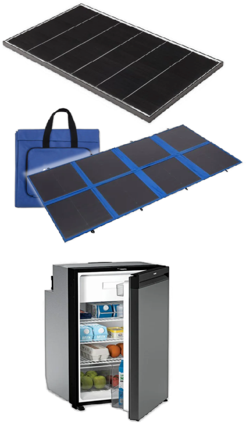 Solar panels and fridge updates