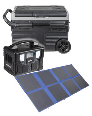 Fridge power station and solar