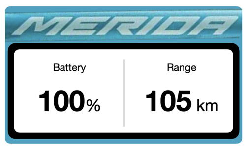 Merida battery display