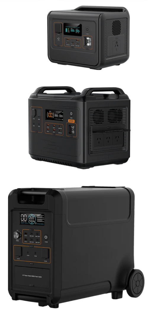 Small, medium and large power stations