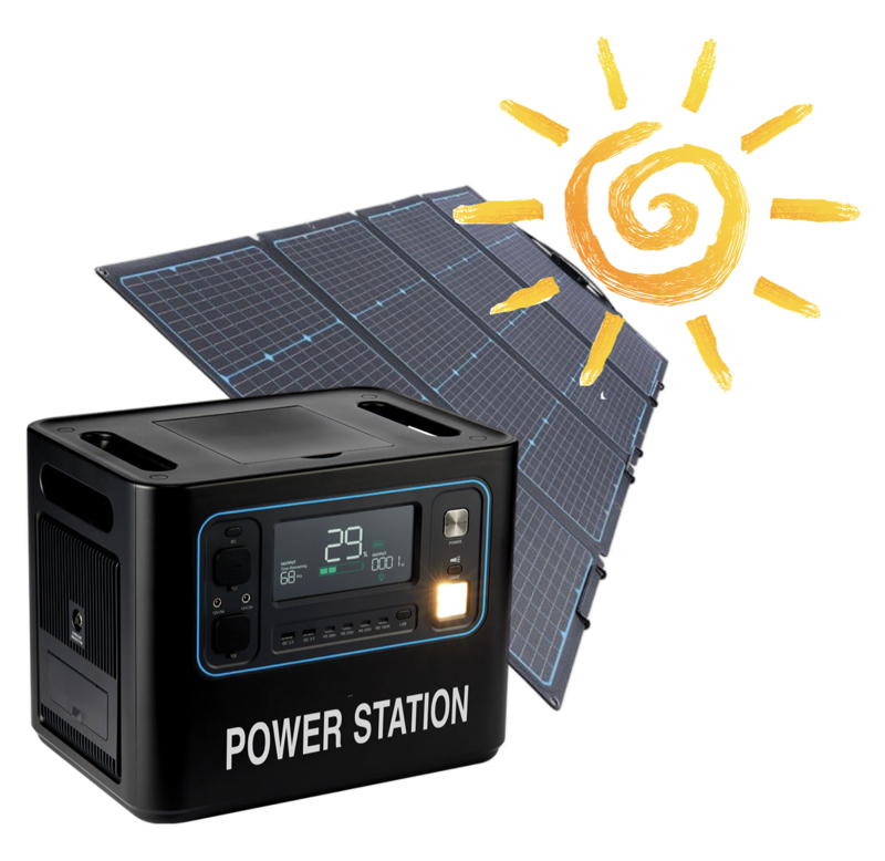 Solar panel and power station with sun