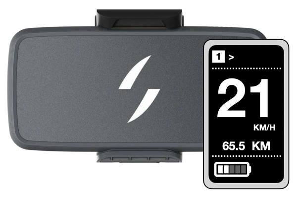 Swytch battery with display