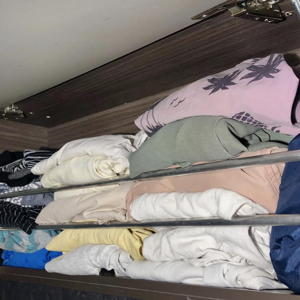 Cupboard with clothes