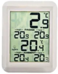 Fridge temperature gauge
