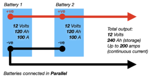 Parallel connection schematic