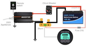 Inverter schematic with monitor