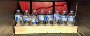 water bottle rack