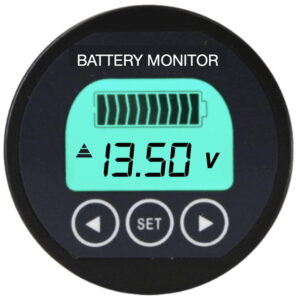 Battery monitor -13.5 volts