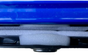 Foam fitted to monitor