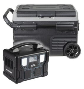 Fridge with power station