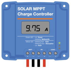 Solar controller with digital display
