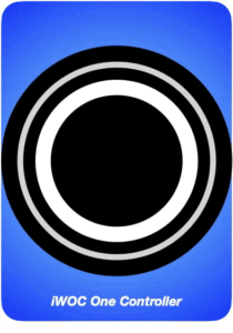 Control button with animated rings