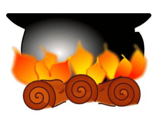 Water pot on fire